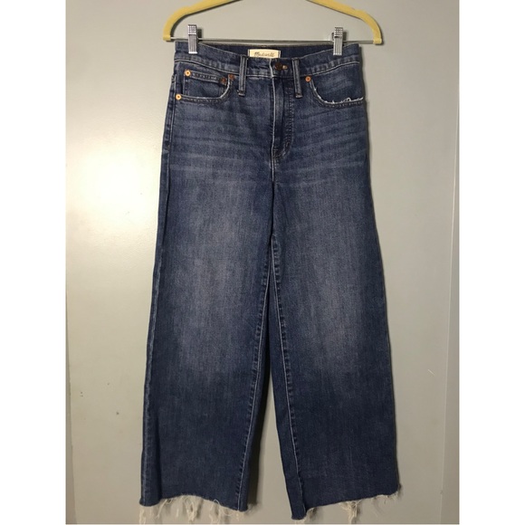 Madewell Denim - Madewell Wide Leg Cropped Jean Size 25 (size 2)